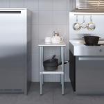 Stainless Steel Work Table with Undershelf 18"x24
