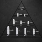 Yizerel 10-Pack PTFE Magnetic Stirrer Bars