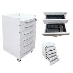 Mobile Stainless Steel Dental Storage Cabinet with Drawers
