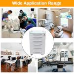 Mobile Stainless Steel Dental Storage Cabinet with Drawers