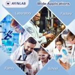 8-Pack PTFE Magnetic Stir Bars Set for Lab