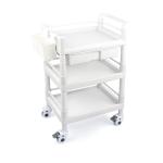 3-Tier Heavy Duty Medical Mobile Trolley Cart