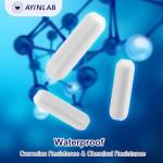 8-Pack PTFE Magnetic Stir Bars Set for Lab