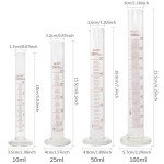 Glass Graduated Cylinder and Beaker Set with Droppers