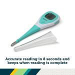 Safety 1st 3-in-1 Rapid Read Thermometer, Aqua