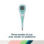 Safety 1st 3-in-1 Rapid Read Thermometer, Aqua