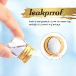 50 Mini 5ml Clear Glass Vials with Caps