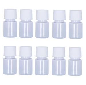 10PCS 5ml Plastic Bottles for Lab Use