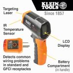 Klein Tools Infrared Thermometer and GFCI Tester Kit