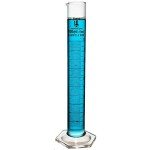 Karter Scientific Glass Graduated Cylinder Set - 3 Pieces