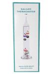 Galileo 7-Inch Glass Thermometer with Colorful Spheres
