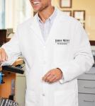 Custom Embroidered Men's Lab Coat - 42 Inch