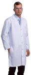 Snap Closure White Lab Coat for Men & Women
