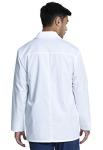 Cherokee Men's Button-Front Lab Coat, White