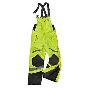 High-Visibility Insulated Bib Overalls – Size Large