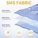 RAYGARD 30303 SMS Dust Protective Coveralls - Large