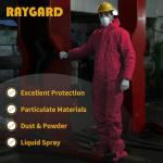 RAYGARD 30303 SMS Dust Protective Coveralls - Large
