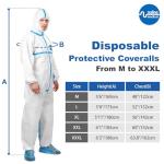 Nuline Medical Disposable Hazmat Coveralls for Labs