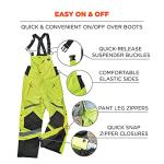 High-Visibility Insulated Bib Overalls – Size Large