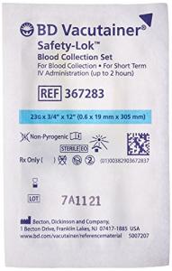 BD Safety-Lok Blood Collection Set with Luer Adapter
