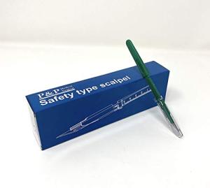 Sterile Disposable Safety Scalpels Size 11, Box of 10
