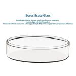 Stonylab Autoclavable Glass Petri Dish, 60x15 mm