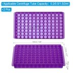 PATIKIL Double Panel Tube Rack for Centrifuge Tubes
