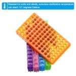 PATIKIL Double Panel Tube Rack for Centrifuge Tubes