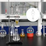 StonyLab 250ml PTFE Stopcock Separatory Funnel