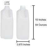 12 Pack of 64 oz Half Gallon Bottles