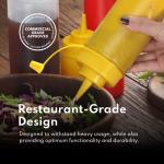 Star Foodservice 16 oz Clear Squeeze Bottles - 6 Pack