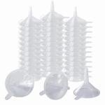 200 Mini Plastic Funnels for Small Bottles