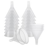 20 Pack Plastic Funnels for Bottles and More