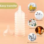 Kanlpeia 4-Pack Food Grade Small Funnels