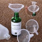 200 Mini Plastic Funnels for Small Bottles