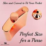 Rose Gold Flask Gift Set for Women