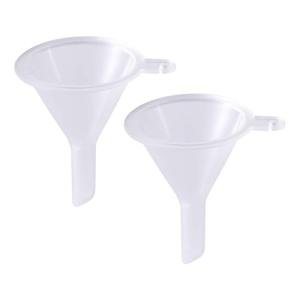 Mini Clear Plastic Funnel Set for Easy Liquid Transfer