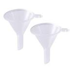 Mini Clear Plastic Funnel Set for Easy Liquid Transfer