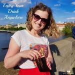 Rose Gold Flask Gift Set for Women