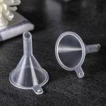 Mini Clear Plastic Funnel Set for Easy Liquid Transfer