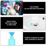 12Pcs Mini Plastic Funnels for Lab and Bottles