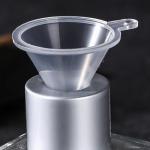 Mini Clear Plastic Funnel Set for Easy Liquid Transfer