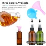 12Pcs Mini Plastic Funnels for Lab and Bottles