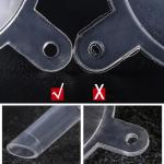 Mini Clear Plastic Funnel Set for Easy Liquid Transfer