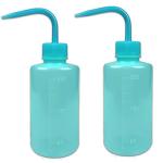 250ml Plastic Safety Wash Bottles - 2 Pack