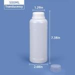 Plastic Reagent Bottle Set - 16.9 oz, 2 Pcs