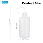 PATIKIL 500ml Plastic Squeeze Wash Bottles - 6 Pack