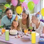 Deesoo 300ml Squeeze Bottles for Sauces, 2 Pack