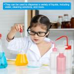 PATIKIL 500ml Plastic Squeeze Wash Bottles - 6 Pack