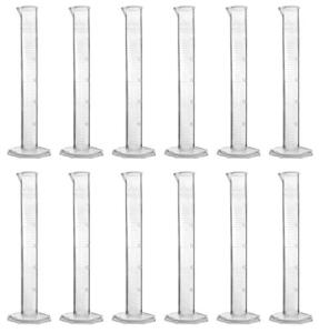 12PK 25mL Graduated Cylinders - Octagonal Base